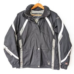 SPYDER Youth Black Ski Snowboard Coat Black